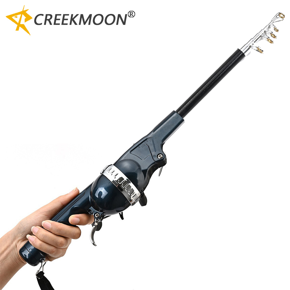 Freshwater Line - 1Set Langlebige Teleskop Mini Angelrute Falten